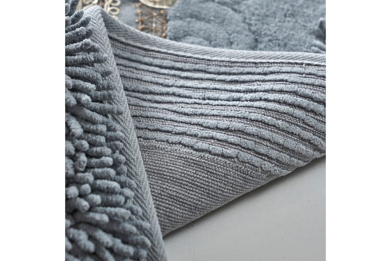 Parmita Badrumsmatta 60x100 cm Rektangulär - Grå - Textil & mattor - Mattor - Badrumsmatta