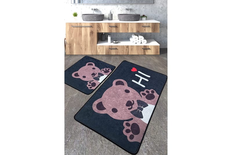 Soubiran Badrumsmatta 60x100 cm Rektangulär - Flerfärgad - Textil & mattor - Mattor - Badrumsmatta