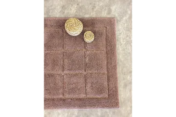 Badrumsmatta Square - 50x80 cm, Dusty Pink - Textil & mattor - Mattor - Badrumsmatta