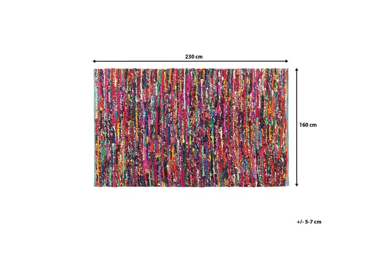 Bafra Matta 160x230 cm - Flerfärgad - Textil & mattor - Mattor - Flatvävda mattor