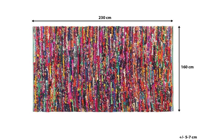 Bafra Matta 160x230 cm - Flerfärgad - Textil & mattor - Mattor - Flatvävda mattor
