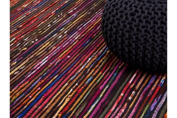 Bartin Matta Rund 160 cm - Flerfärgad - Textil & mattor - Mattor - Modern matta - Bomullsmatta