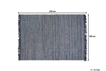 Besni Matta 160x230 cm - Grå - Textil & mattor - Mattor - Modern matta - Bomullsmatta