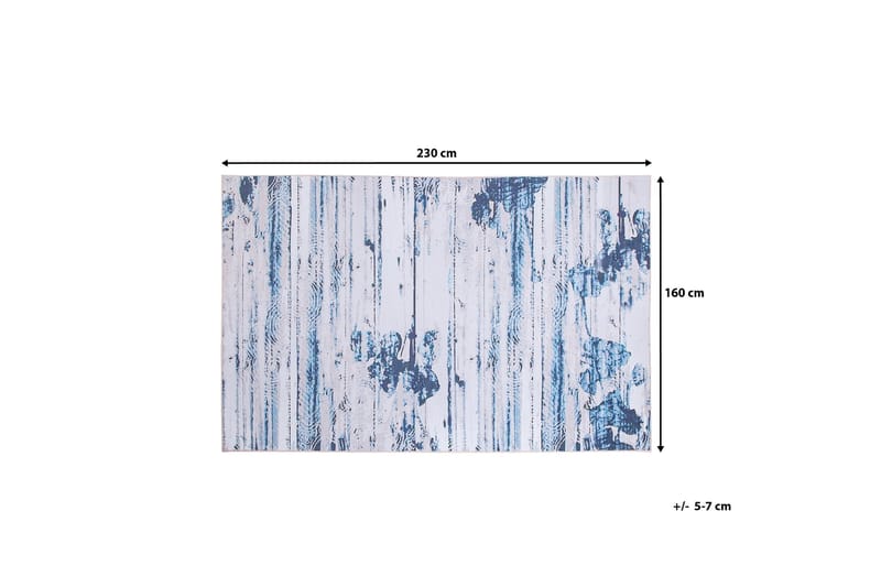 Burdur Matta 160|230 cm - Blå - Mattor