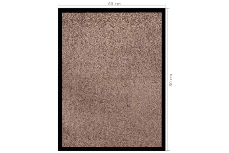 Dörrmatta brun 60x80 cm - Brun - Textil & mattor - Mattor - Dörrmatta & hallmatta
