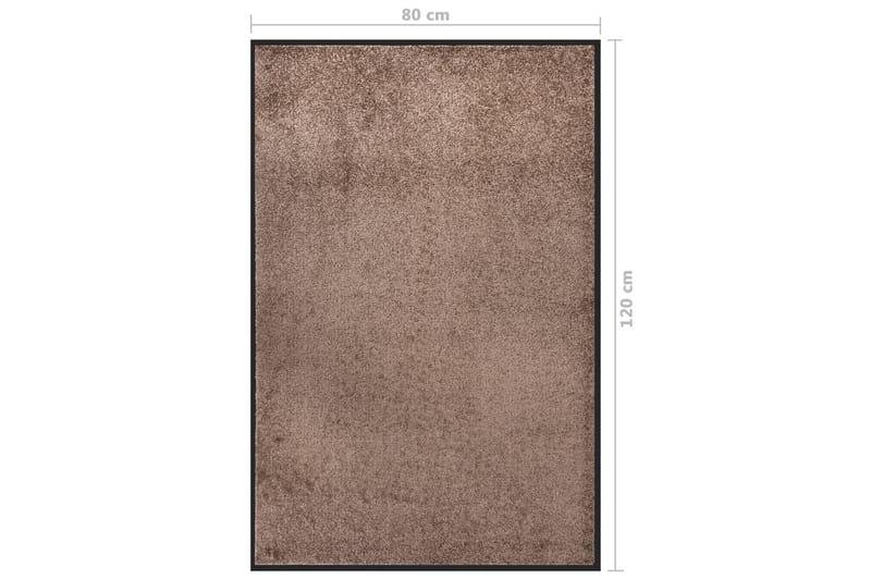 Dörrmatta brun 80x120 cm - Brun - Textil & mattor - Mattor - Dörrmatta & hallmatta
