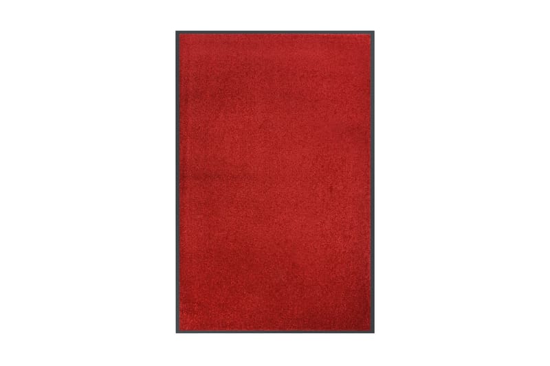 Dörrmatta röd 80x120 cm - Röd - Gummerade mattor - Små mattor - Mönstrade mattor - Stora mattor - Dörrmatta & hallmatta - Handvävda mattor - Dörrmatta utomhus & entrematta