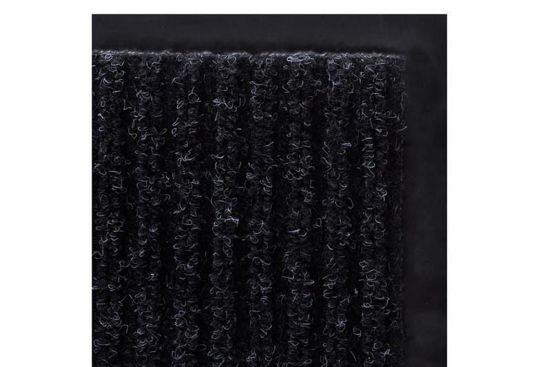 Dörrmatta svart 120x220 cm PVC - Svart - Dörrmatta & hallmatta