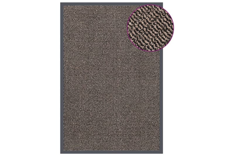 Dörrmatta tuftad 80x120 cm mörkbrun - Brun - Textil & mattor - Mattor - Dörrmatta & hallmatta