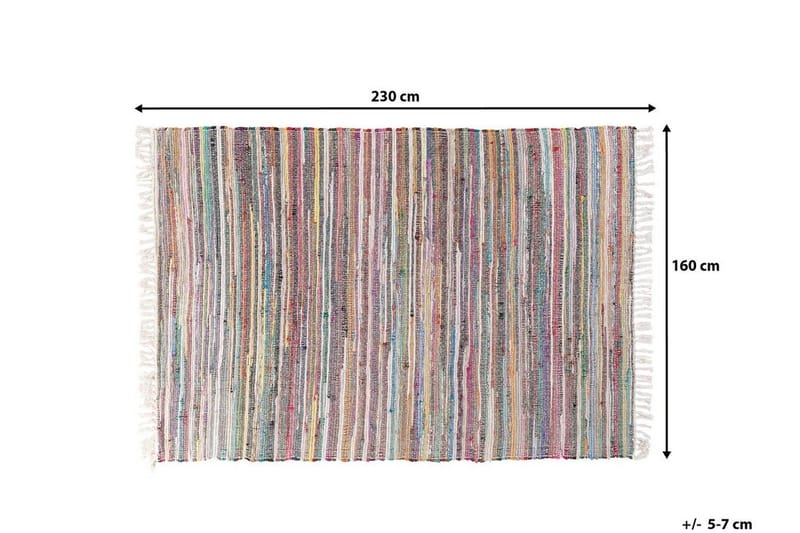 Danca Matta 160|230 cm - Flerfärgad - Textil & mattor - Mattor - Modern matta - Bomullsmatta