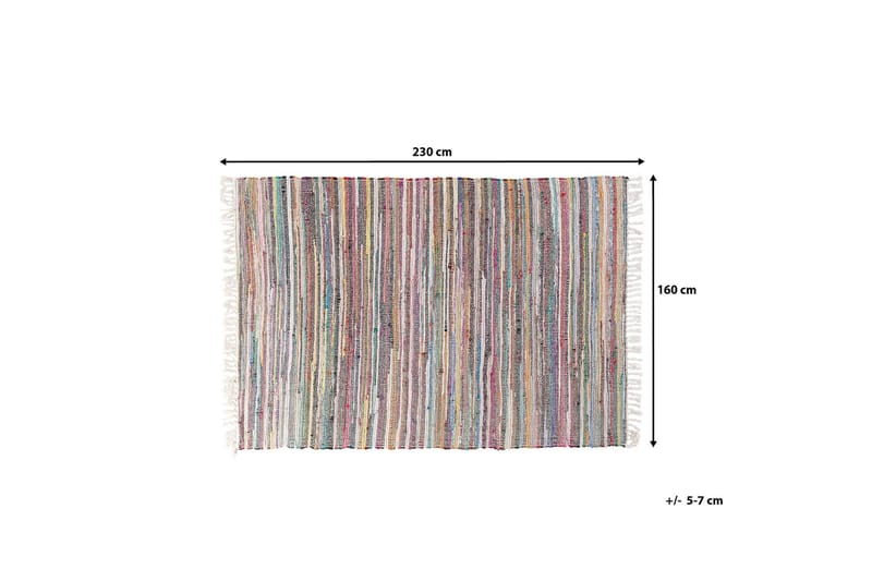 Danca Matta 160|230 cm - Flerfärgad - Textil & mattor - Mattor - Modern matta - Bomullsmatta