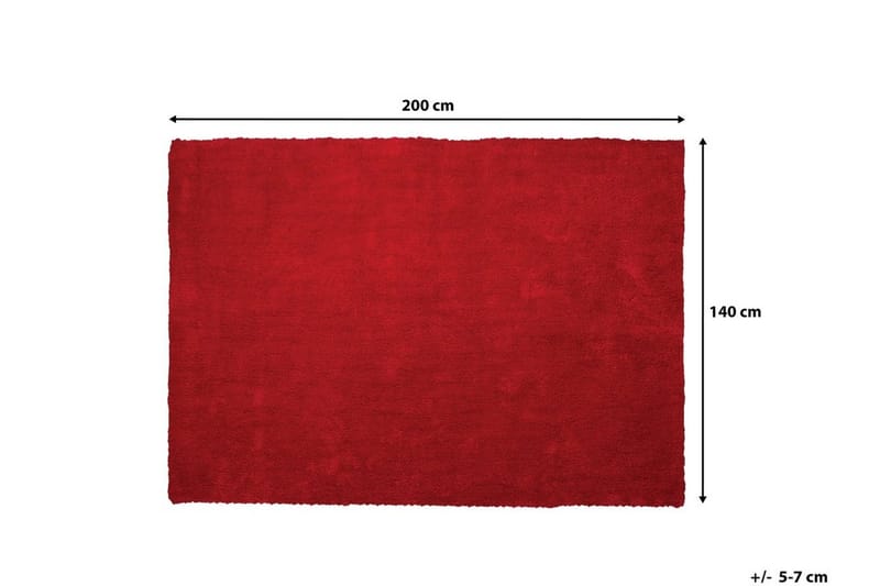 Demre Matta 140x200 cm - Röd - Textil & mattor - Mattor