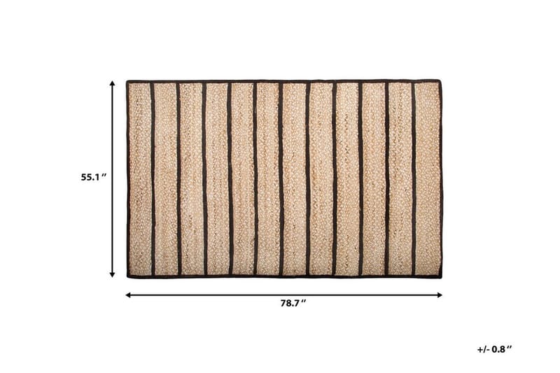 Doud Matta 140x200 cm - Svart - Textil & mattor - Mattor