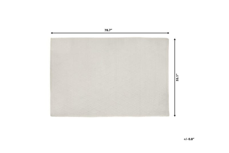 Erzin Matta 140x200 cm - Vit - Textil & mattor - Mattor - Modern matta - Ullmatta