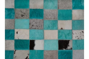 Daleisa Matta 140x200 cm Läder - Blå/Grå - Textil & mattor - Mattor - Modern matta - Wiltonmattor