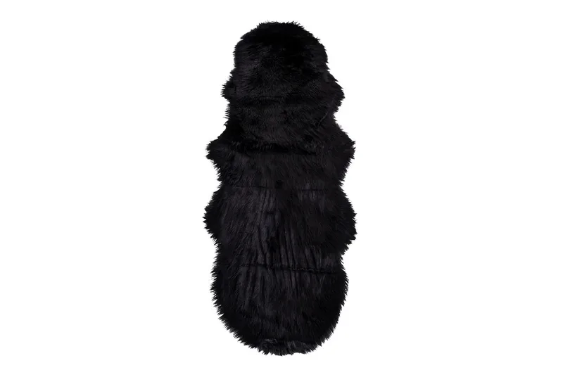 Escalone Lammskinn 60x180 cm, Svart