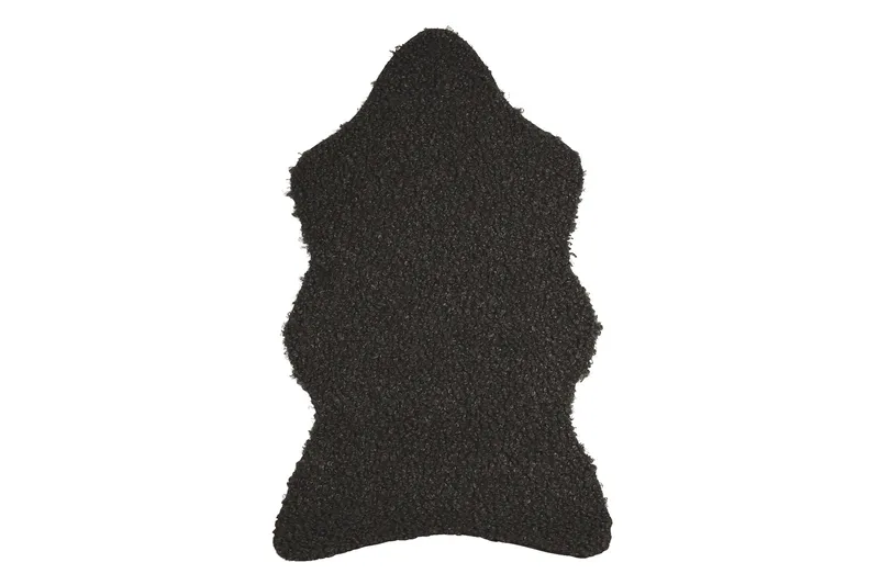 Mahto Fårskinn 60x110 cm Rektangulär - Svart - Textil & mattor - Mattor - Fällar & skinnmattor