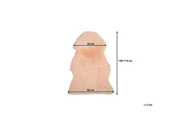 Uluru Fårskinn 65|110 cm - Rosa - Textil & mattor - Mattor - Fällar & skinnmattor
