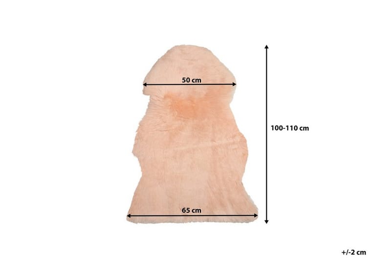 Uluru Fårskinn 65|110 cm - Rosa - Fårskinn - Fällar & skinnmattor
