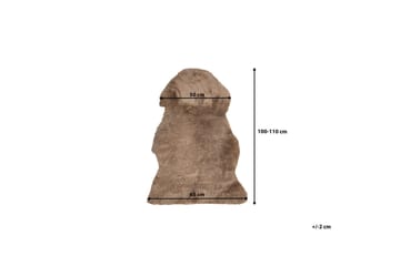 Uluru Fårskinn 65x110 cm - Brun - Textil & mattor - Mattor - Fällar & skinnmattor