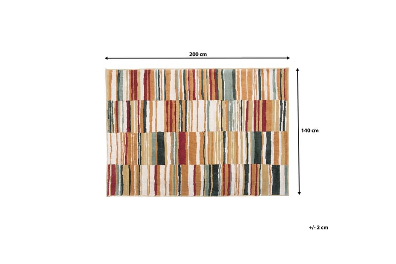 Fatsa Matta 140|200 - Flerfärgad - Mattor