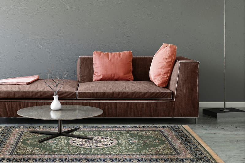 Casablanca Medallion Orientalisk Matta 160x230 - Grön - Textil & mattor - Mattor - Orientaliska mattor