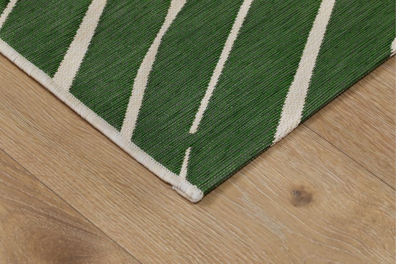 Domani Modern Flatvävd Matta 160x230 cm - Grön - Flatvävda mattor