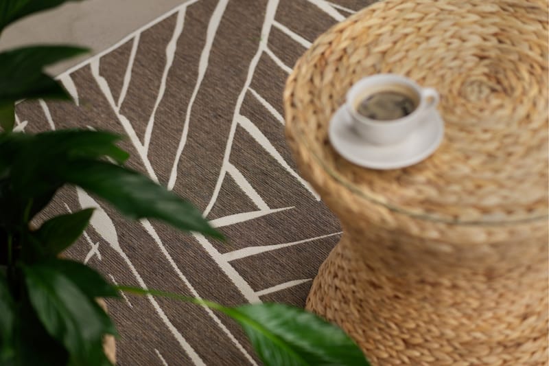Domani Modern Flatvävd Matta 160x230 cm - Natur - Textil & mattor - Mattor - Flatvävda mattor