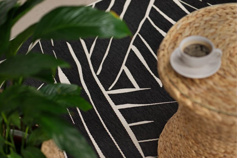 Domani Modern Flatvävd Matta 200x290 cm - Grafit - Textil & mattor - Mattor - Flatvävda mattor
