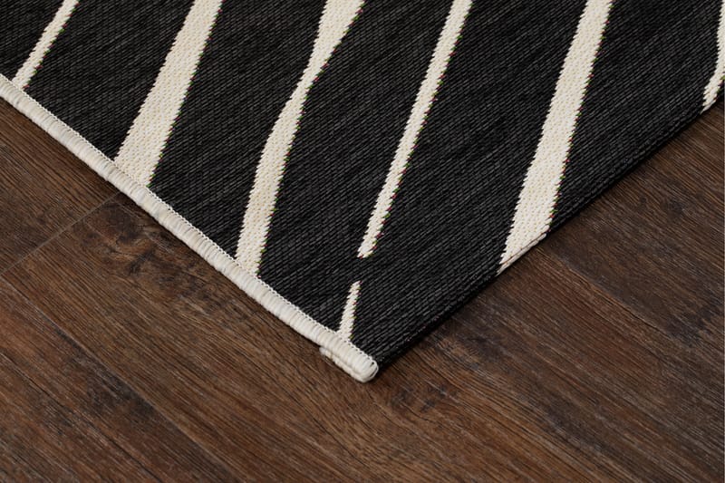 Domani Modern Flatvävd Matta 200x290 cm - Grafit - Textil & mattor - Mattor - Flatvävda mattor
