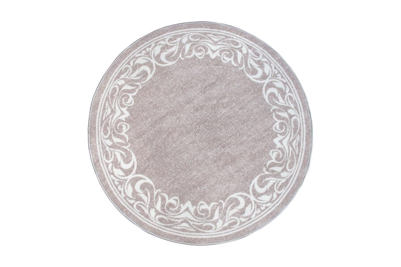 Hilla Matta Rund 133 cm Beige - Hestia - Textil & mattor - Mattor - Flatvävda mattor