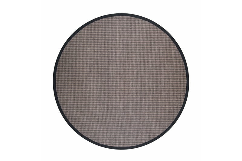 Kelo Matta Rund 133 cm Brun/Svart - Vm Carpet - Textil & mattor - Mattor - Flatvävda mattor