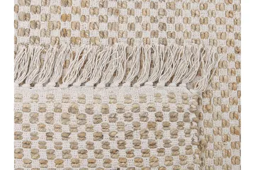 Matta 140 x 200 cm beige ZERDALI - Beige - Textil & mattor - Mattor - Flatvävda mattor