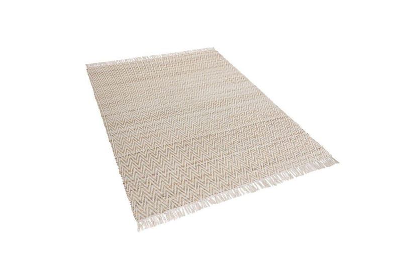 Matta beige 140 x 200 cm AFRIN - Beige - Flatvävda mattor