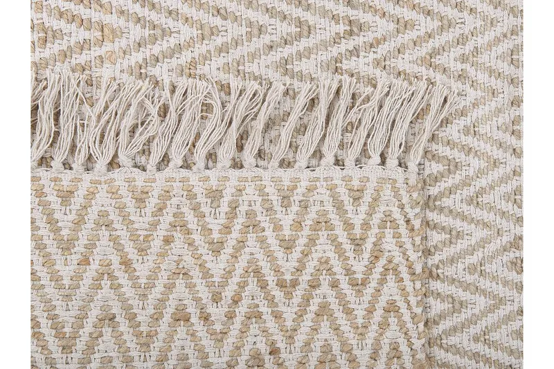 Matta beige 140 x 200 cm AFRIN - Beige - Textil & mattor - Mattor - Flatvävda mattor