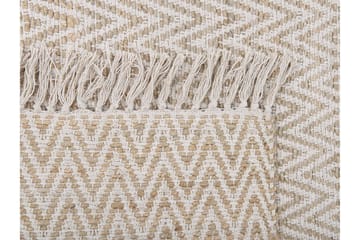 Matta beige 140 x 200 cm AFRIN - Beige - Textil & mattor - Mattor - Flatvävda mattor