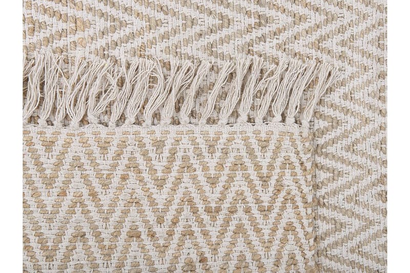 Matta beige 140 x 200 cm AFRIN - Beige - Textil & mattor - Mattor - Flatvävda mattor