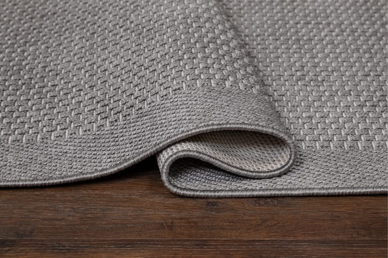 Miami Flatvävd Matta 133x190 cm - Grå - Textil & mattor - Mattor - Flatvävda mattor
