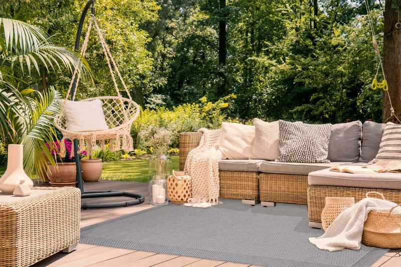 Miami Flatvävd Matta 160x230 cm - Grå - Textil & mattor - Mattor - Flatvävda mattor