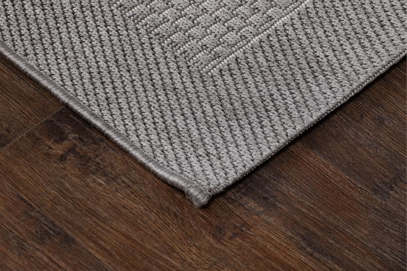Miami Flatvävd Matta 200x290 cm - Grå - Textil & mattor - Mattor - Flatvävda mattor