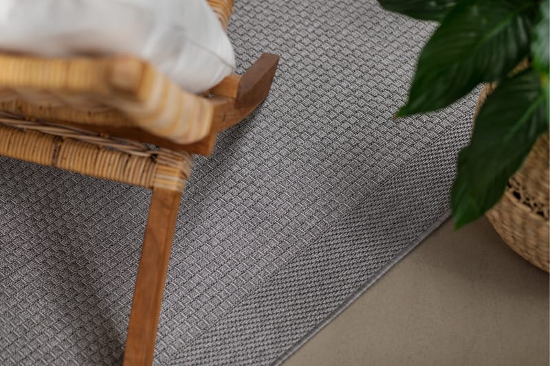 Miami Flatvävd Matta 80x200 cm - Grå - Textil & mattor - Mattor - Flatvävda mattor