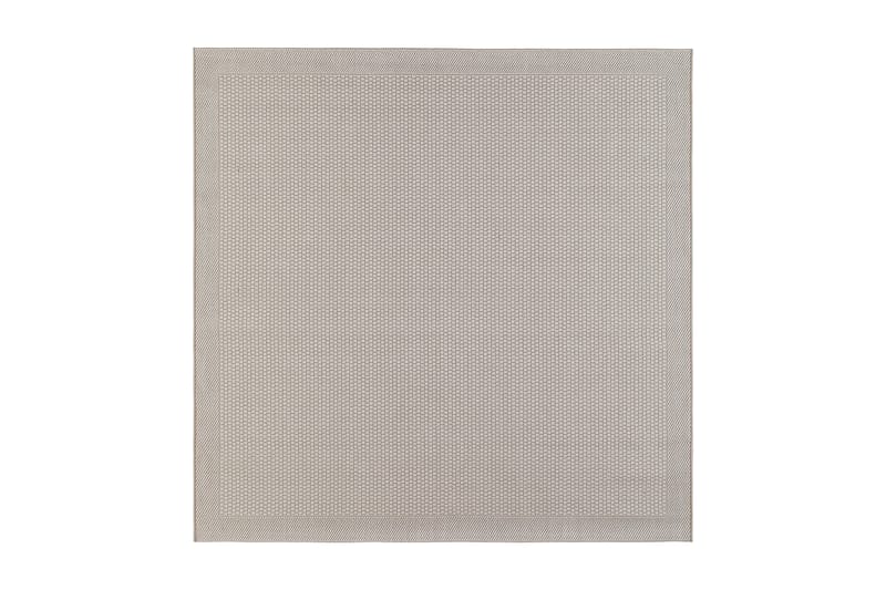 Miami Flatvävd Matta Fyrkantig 200x200 cm - Vit - Textil & mattor - Mattor - Flatvävda mattor
