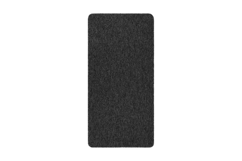 Porto Flatvävd Matta 80x320 cm - Antracit - Textil & mattor - Mattor - Flatvävda mattor