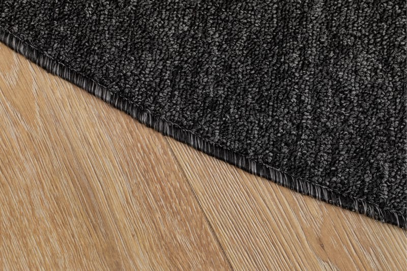 Porto Flatvävd Matta Rund 200 cm - Antracit - Textil & mattor - Mattor - Flatvävda mattor