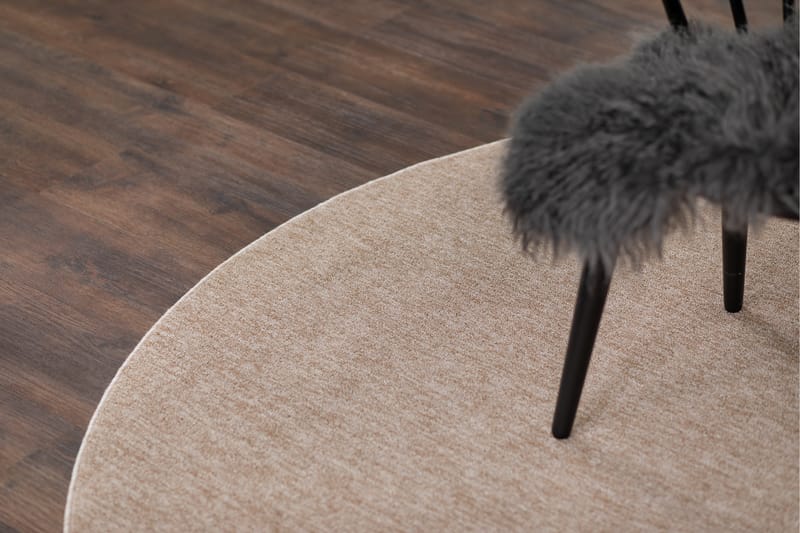 Porto Flatvävd Matta Rund 200 cm - Natur - Textil & mattor - Mattor - Flatvävda mattor