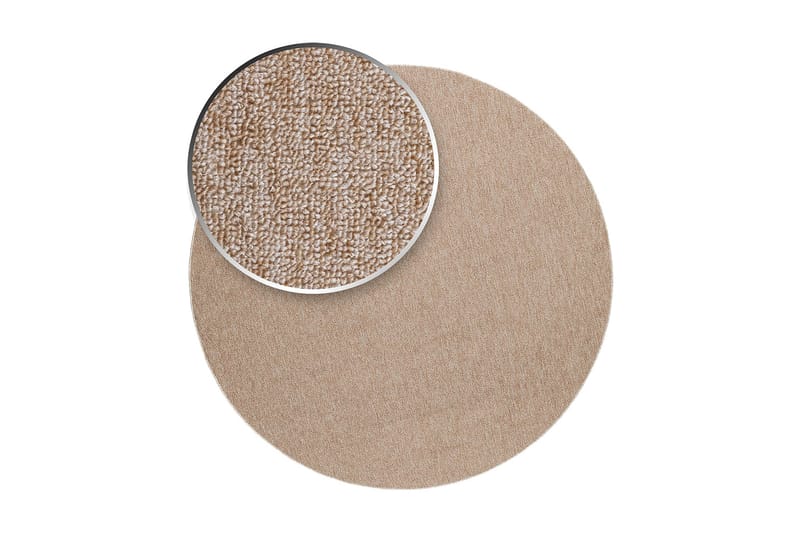 Porto Flatvävd Matta Rund 200 cm - Natur - Textil & mattor - Mattor - Flatvävda mattor