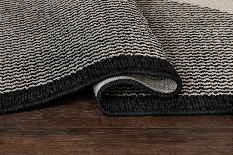 Venus Modern Flatvävd Matta 200x290 cm - Svart/Vit - Textil & mattor - Mattor - Flatvävda mattor