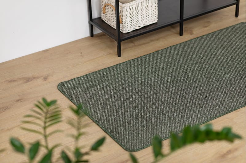 Zeus Flatvävd Matta 80x250 cm - Grön - Textil & mattor - Mattor - Flatvävda mattor
