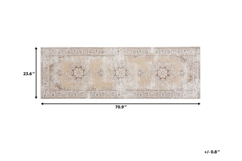 Flemington Matta 60x180 cm - Beige - Textil & mattor - Mattor