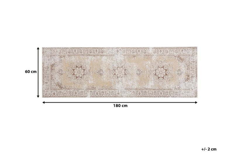 Flemington Matta 60x180 cm - Beige - Textil & mattor - Mattor